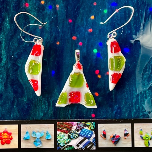 Bonnie’s Bling One Of A Kind Fused Glass Jewelry and Accessories to Wear. - Picture 8 of 14